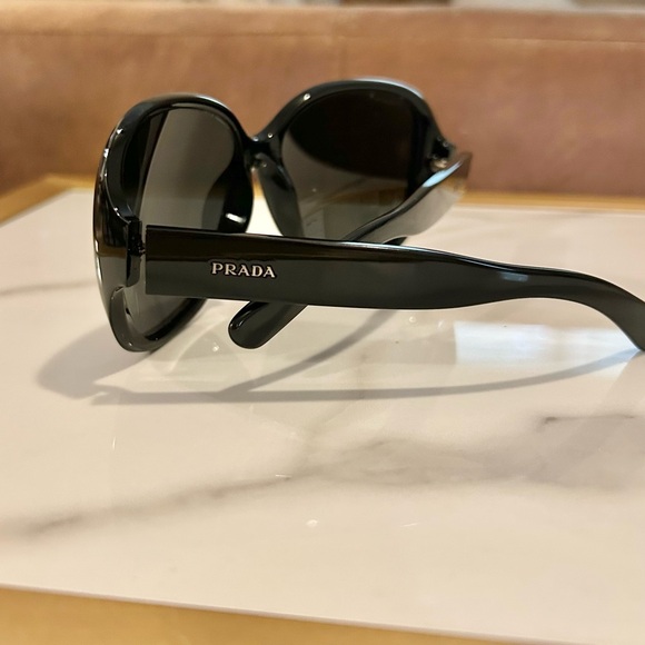 PRADA Black Women's Sunglasses - SPR 27M - Picture 8 of 16